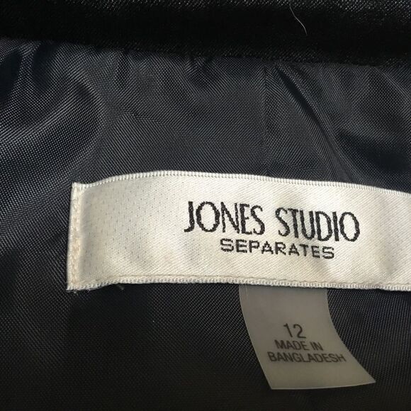 NWOT. Jones Studio Women’s Charcoal Blazer/Dress Jacket Sizes 12 and 14 - Picture 10 of 15